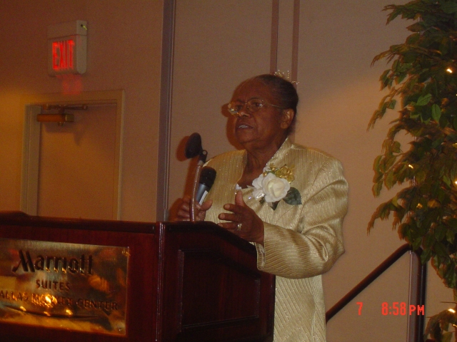 Dorothy Mae Marsaw-Camper - her and Daddy Campers 50th Wedding Anniversary - Dallas, TX. 2006